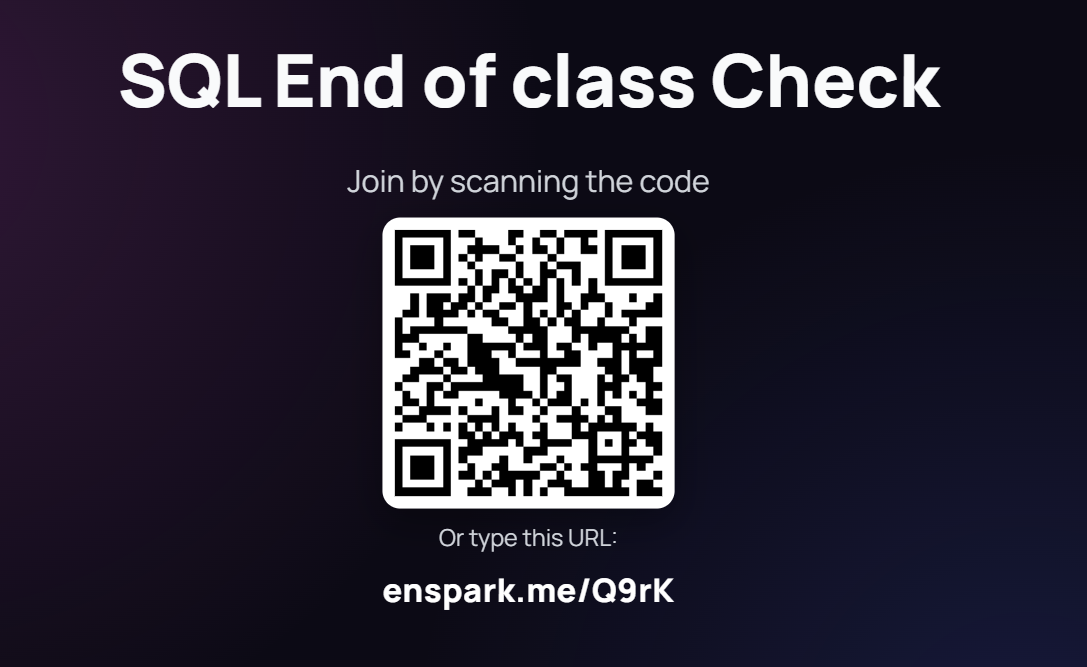 Studenten går med i Exit Ticket via länk eller kod utan att behöva skapa konto.